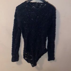 Tapemeasure - lace body suit medium